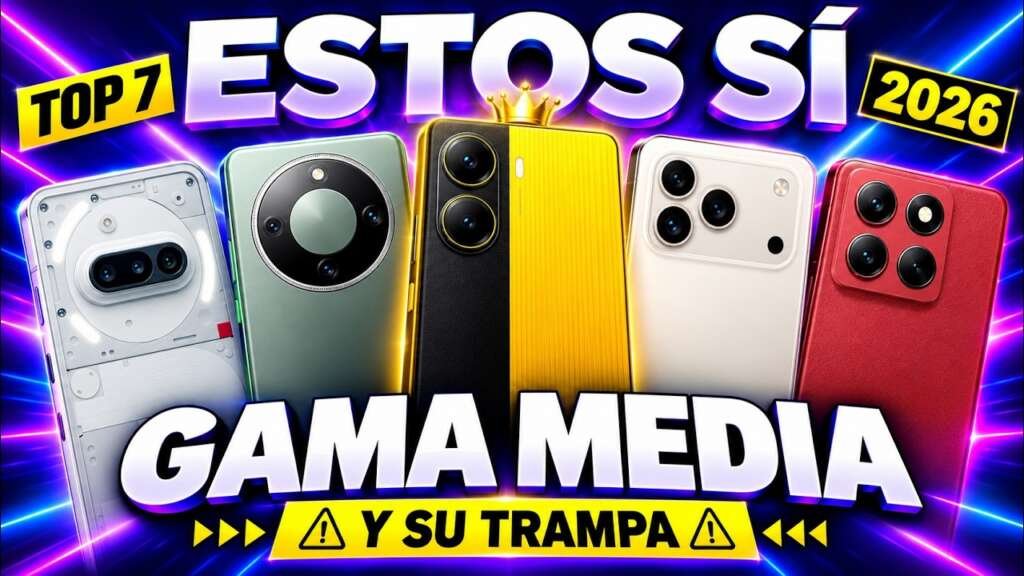 Top 7 mejores celulares gama media 2026, XerviaTech