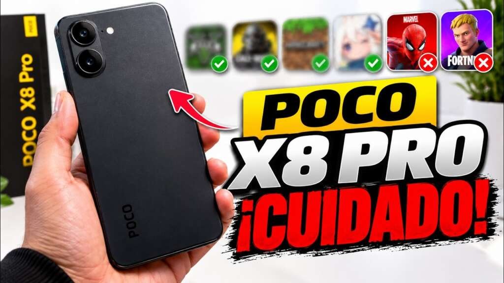 POCO X8 Pro para gamers, análisis de XerviaTech